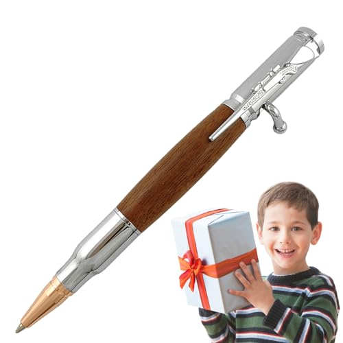 Whrcy Bolt-Action-Stift, Bolt-Action-Stift und Bleistift | Ausgefallener, cooler und tragbarer Signaturstift für kreatives Schreiben | Kugelschreiber für Schulbedarf, glattes und leichtes von Whrcy