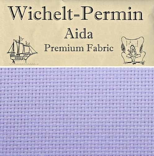 Wichelt-Permin Wichelt Permin Premium AIDA Kreuzstich Stoff 14 Count Peaceful Purple 45,7 x 63,5 cm … von Wichelt-Permin