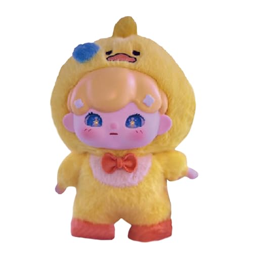 Wiclnyg Süße Plüschpuppe, Plüschmädchenpuppe | Actionfigur Anime-Puppe im Cartoon-Tier-Pyjama - Anime-Figuren-Sammlung, Modellpuppen-Ornamente für Studenten, Jugendliche von Wiclnyg