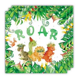 Dino Servietten Kindergeburtstag 100 Stück, WideSmart Dinosaurier-Serviette 33 x 33 cm,Dino Geburtstag Deko Papierservietten, Servietten Geburtstag Kinder, Dino Party Deko Servietten Dino Servietten Kindergeburtstag 100 Stück, WideSmart Dinosaurier-Serviette 33 x 33 cm,Dino Geburtstag Deko Papierservietten, Servietten Geburtstag Kinder, Dino Party Deko Servietten von WideSmart