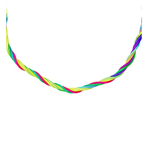 Widmann 03535 - Halskette Neon, mit 5 neonfarbenen Schnüren, 80er Jahre, Karneval, Mottoparty von WIDMANN