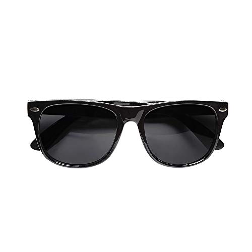 Widmann 6729C - Brille mit dunklen Gläsern, schwarz, für mehrere Charaktere, Karneval, Mottoparty von W WIDMANN MILANO Party Fashion