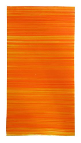 Wiedemann Wachsplatten gestreift Kartonware, Wachs, Orange, 20 x 10 cm, 10-Einheiten von Wiedemann