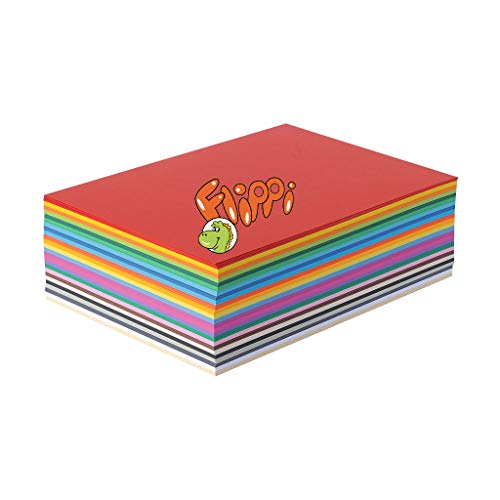 Flippi Fotokarton, DIN A4, 300g/qm | Wiemann Lehrmittel (250 Blatt in 25 verschiedenen Farben) von Wiemann Lehrmittel