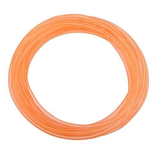 Wifehelper Polyurethan Rundriemen, Glatte Oberfläche Hochleistungs-PU-Antriebsriemen Urethan-Rundriemen für Antriebsübertragung Orange(3mm*10m) von Wifehelper