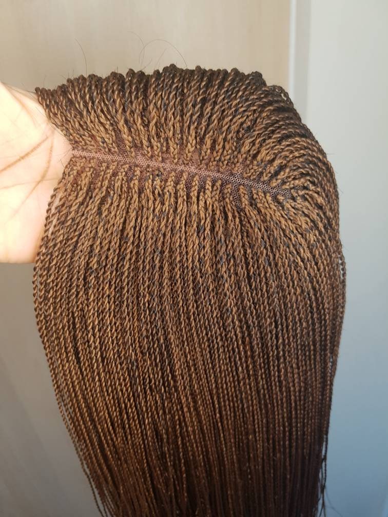 Micro Twist Perücke. Senegalese Twist, Verschluss Perücke Blonde Perücke, Versandfertige Benutzerdefinierte Haarverlängerungen, Flechtfrisur von Wigsbyflora