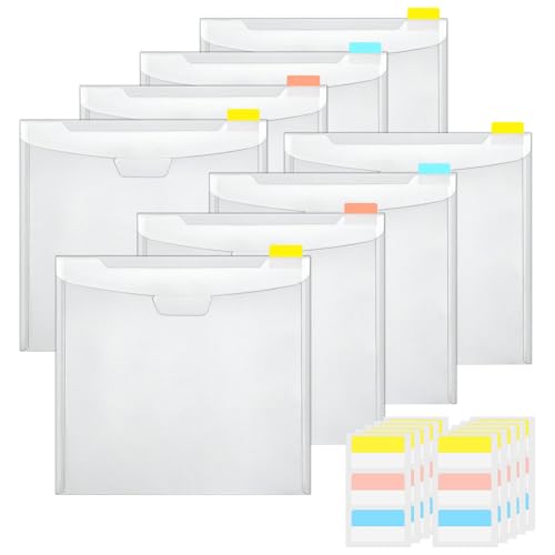 Scrapbook Paper Organizer – 12 X 12 Clear Storage Holder With Sticky Index Tabs, Craft File System For Photos, Cardstock, Stickers, Journaling Supplies, Art Paper, Document Organization Scrapbook Paper Organizer – 12 X 12 Clear Storage Holder With Sticky Index Tabs, Craft File System For Photos, Cardstock, Stickers, Journaling Supplies, Art Paper, Document Organization von WildHarmony