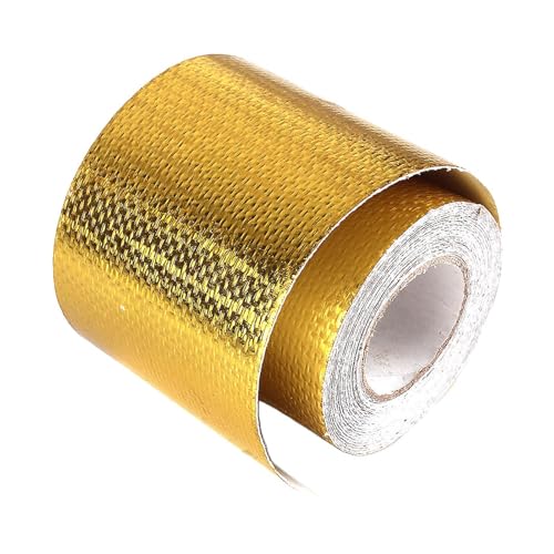 WildHarmony Wärmefeste Röhrchen - Aluminiumblechklebeband, Aluminiumblechburte Rollen | Autowartungsinstrument Für Industrielle Klebeband von WildHarmony