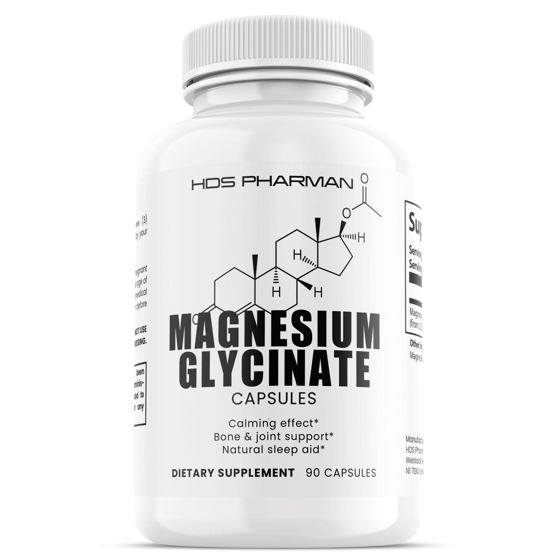 Magnesium Glycinate - 90 Caps 30 Day Supply von WildRootNatural