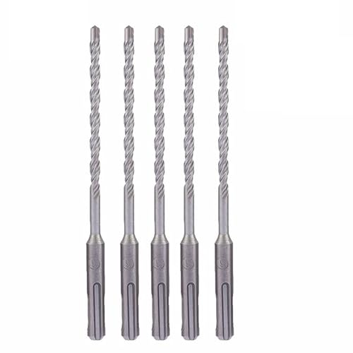 5 stücke 4mm 5mm 6mm Elektrohammer SDS Plus Bohrer Set 160mm Betonwand Ziegel Block Mauerwerk Lochsäge Bohren 015(6x160mm 5pcs) von Wildeep