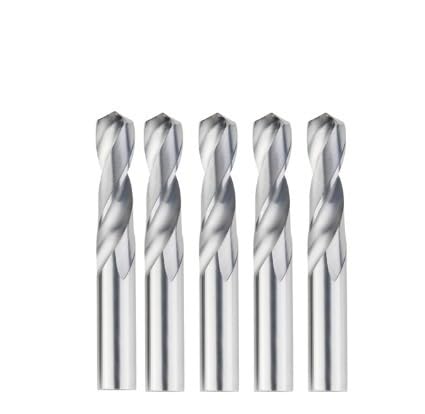 5 stücke Vollwolfram Drll Bit Hartmetallbohrer for CNC Hartmetallbohrer 1,0-9,0mm Metallbearbeitung Bit Hartmetallfräser(8.0mm) von Wildeep