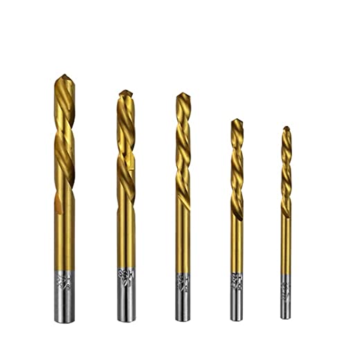 5-teiliges Schraubenausdreher-Bohrer-Set Linkshänder-Bit-Set Bolzenentferner Reverse-Bit-Werkzeug for Abisolieren von Schrauben, gebrochene Bolzen, Elektrowerkzeug(5Pcs Drill) von Wildeep