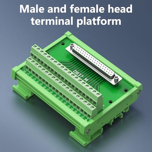 Flammhemmende D SUB Schnittstellen 9/D15/D25/D37/D50/D62/D78-Klemmen Für Sichere Verbindungsklemmen Adaptermodul von Wilgure