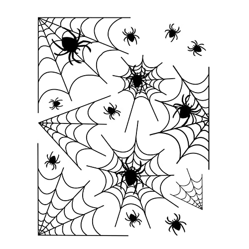 Halloween Spinnennetz Wandaufkleber Schwarz Aufkleber Ornament Dekoration für Festival Party Dekoration Geschenk Halloween Wandaufkleber Abnehmbare von Wilgure