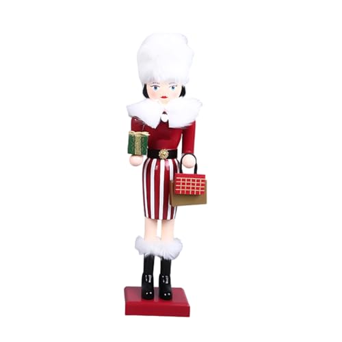 Wilgure Weihnachtsthema Figur Für Schreibtisch Display Elegante Büro Desktops Ornament Holzfigur Skulptur Tischdekoration von Wilgure