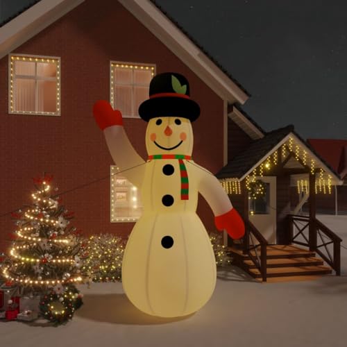 Willood Aufblasbarer Schneemann mit LEDs 455 cm von Willood