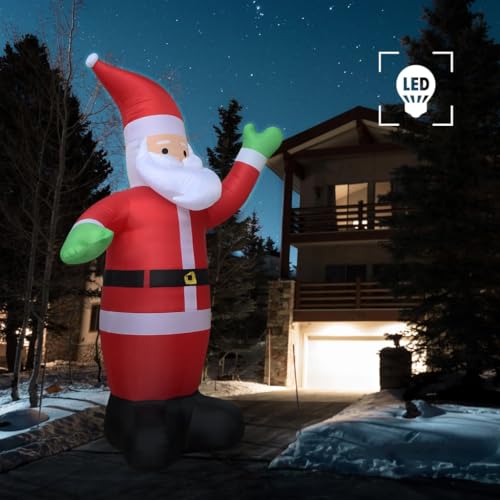 Willood Aufblasbarer Weihnachtsmann LED IP20 600 cm XXL von Willood