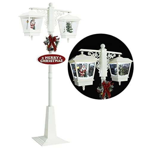 Willood Weihnachts-Straßenlampe mit Weihnachtsmann 81x40x188 cm PVC von Willood