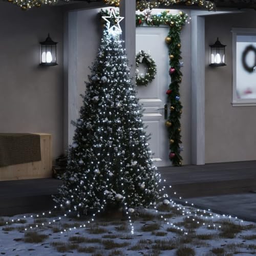 Willood Weihnachtsbaum-Beleuchtung 320 LEDs Kaltweiß 375 cm von Willood