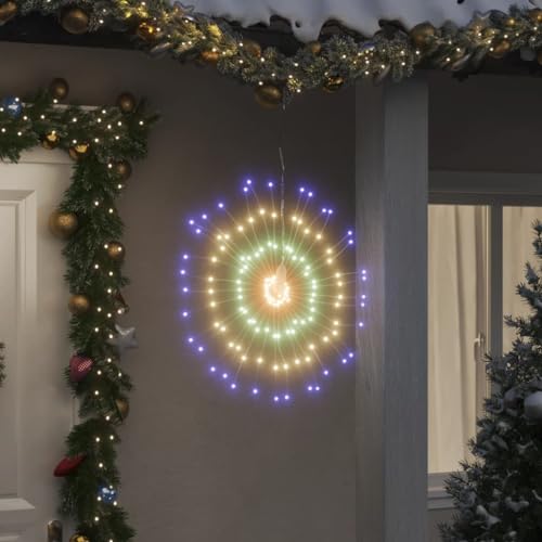 Willood Weihnachtsbeleuchtung Feuerwerk 140 LEDs Mehrfarbig 17 cm von Willood