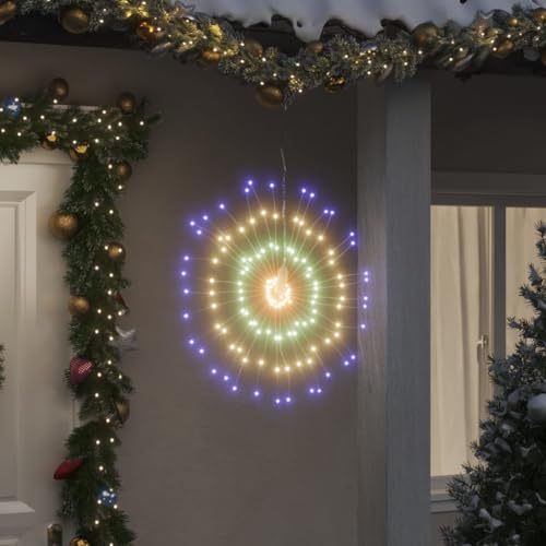 Willood Weihnachtsbeleuchtungen Feuerwerk 2 Stk. 140 LEDs Mehrfarbig von Willood