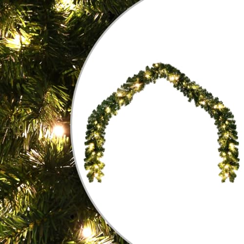 Willood Weihnachtsgirlande mit LED-Leuchten 5 m von Willood