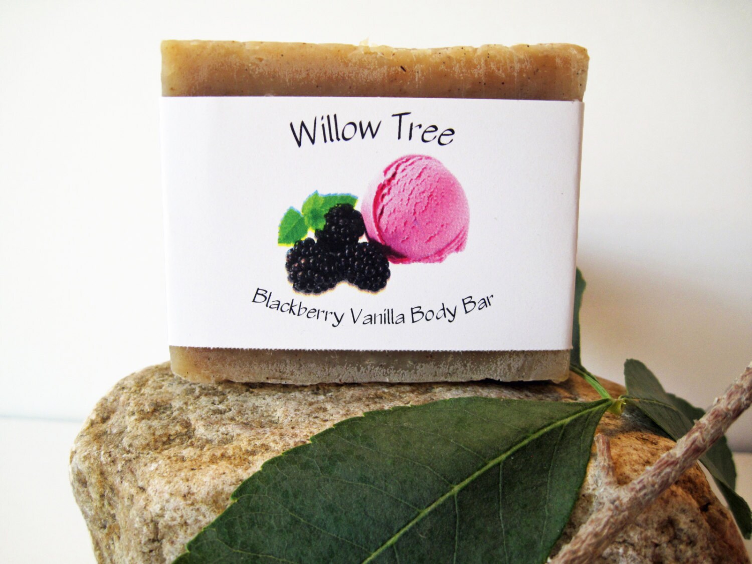 Brombeer Vanille - Natürliche Bade Body Bar von WillowTreeMinerals