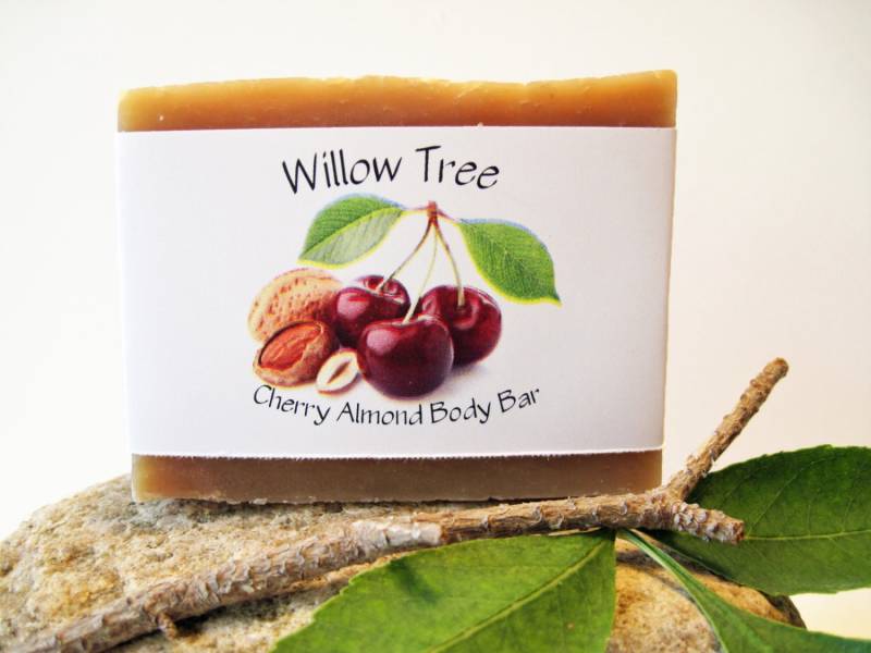 Kirsch Almond - Natürliche Bade & Körper Bar von WillowTreeMinerals