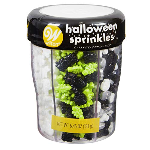 Wilton 710-0-0535 Shapes Sprinkler-Mix, Halloween-Formen, 6 Zellen von Wilton