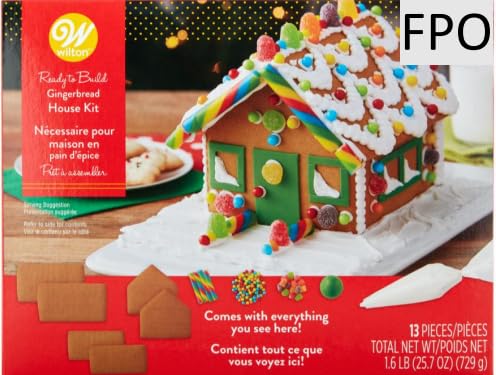 Wilton Unassembled Gingerbread House Kit-Petite House von Wilton