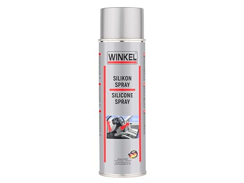 500 ML WINKEL Silikon Spray, Schmiermittel schmiert, pflegt und schützt langanhaltend Gummi, Kunststoff, Holz und Metallteile von Winkel