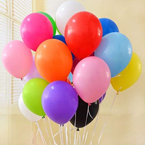 100 Luftballons Luftballons Bunt Weihnachten Bunte Ballons Luftballons Geburtstag Farbige Ballons Latex Helium Partyballon Bogen Aufblasbarer Für Partys Hochzeiten Meetings Geburtstage Taufen Festival von Winkin