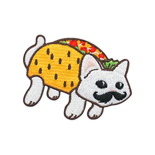 Winks For Days Taco Cat Spelled Backwards is Taco Cat Patch Aufnäher zum Aufbügeln von Winks For Days