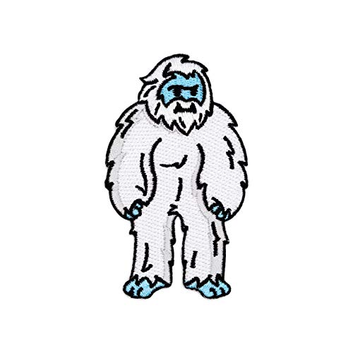 Winks For Days Yeti Abominable Snowman bestickter Aufnäher zum Aufbügeln von Winks For Days