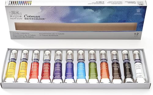 Cotman Tube Watercolor Set-12/Set von Winsor & Newton