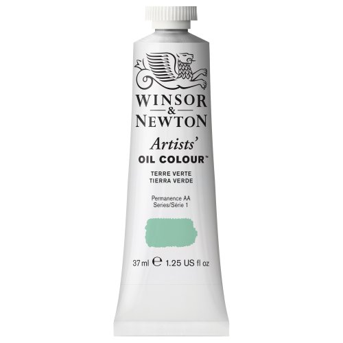 Winsor & Newton 1214637 Artists Ölfarbe - 37ml Tube, Künstler - Ölfarbe mit höchstmöglicher Pigmentierung, höchste Lichtechtheit - Grüne Erde von Winsor & Newton