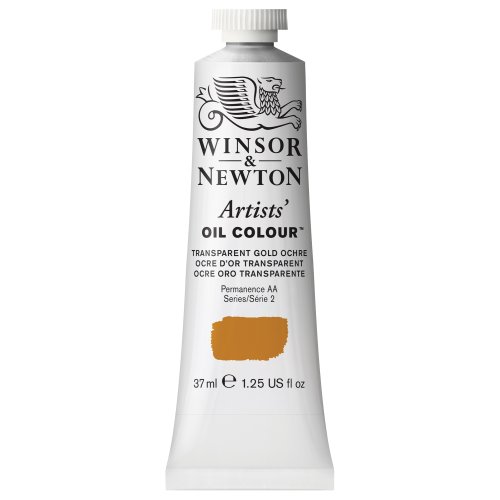 Winsor & Newton 1214646 Artists Ölfarbe - 37ml Tube, Künstler - Ölfarbe mit höchstmöglicher Pigmentierung, höchste Lichtechtheit - Goldocker transparent von Winsor & Newton