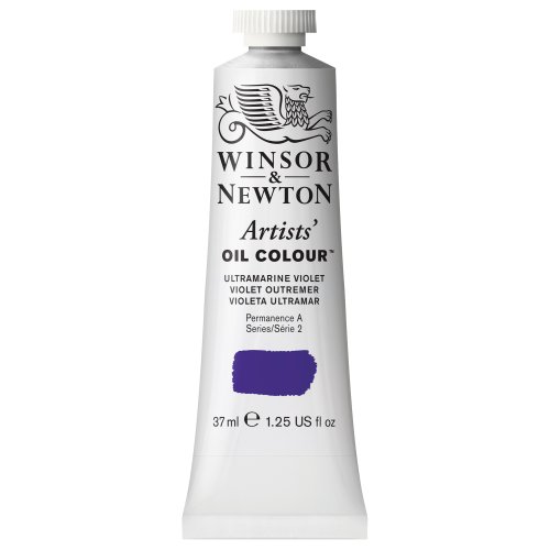 Winsor & Newton 1214672 Artists Ölfarbe - 37ml Tube, Künstler - Ölfarbe mit höchstmöglicher Pigmentierung, höchste Lichtechtheit - Ultramarinviolett von Winsor & Newton