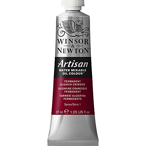 Winsor & Newton 1514468 Artisan wassermischbare Ölfarbe, hohe Pigmentkonzentration, gute Deckkraft & Lichtechtheit - 37ml Tube, Permanentalizarinkarmesin von Winsor & Newton