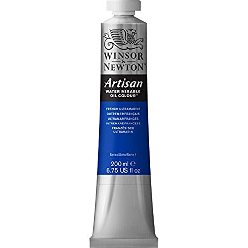 Winsor & Newton 1537263 Artisan wassermischbare Ölfarbe, hohe Pigmentkonzentration, gute Deckkraft & Lichtechtheit - 200ml Tube, Französisch Ultramarin von Winsor & Newton