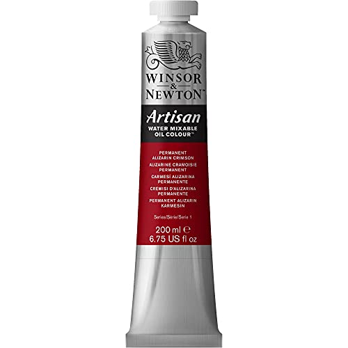 Winsor & Newton 1537468 Artisan wassermischbare Ölfarbe, hohe Pigmentkonzentration, gute Deckkraft & Lichtechtheit - 200ml Tube, Permanentalizarinkarmesin von Winsor & Newton