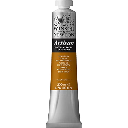 Winsor & Newton 1537552 Artisan wassermischbare Ölfarbe, hohe Pigmentkonzentration, gute Deckkraft & Lichtechtheit - 200ml Tube, Siena Natur von Winsor & Newton