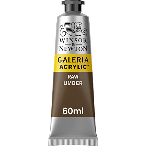 Winsor & Newton 2120554 Galeria Acrylfarbe, hohe Pigmentierung, lichtecht, buttrige Konsistenz, 60 ml Tube - Umbra Gebrannt von Winsor & Newton