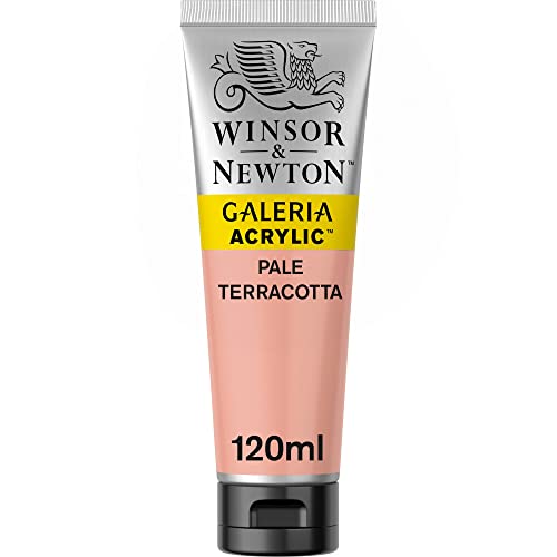 Winsor & Newton 2131437 Galeria Acrylfarbe, hohe Pigmentierung, lichtecht, buttrige Konsistenz, 120 ml Tube - Terrakotta Blass von Winsor & Newton