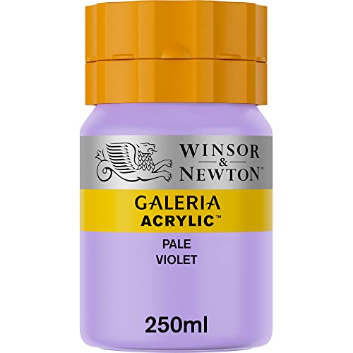 Winsor & Newton 2137444 Galeria Acrylfarbe, hohe Pigmentierung, lichtecht, buttrige Konsistenz, 250 ml Tube - Violett Hell von Winsor & Newton