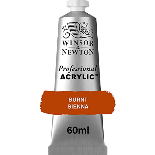 Winsor & Newton 2320074 Professional Acrylfarbe in Künstlerqualität, hohe Farbbrillanz & Deckkraft, Archivqualität, 60ml Tube - Siena Gebrannt von Winsor & Newton