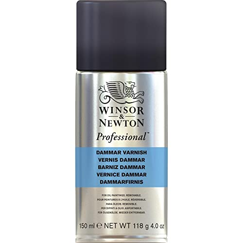 Winsor & Newton 3034985 Ölmalmittel, Dammar Firnis, 150 ml Spray, für alle Ölfarben geeignet von Winsor & Newton