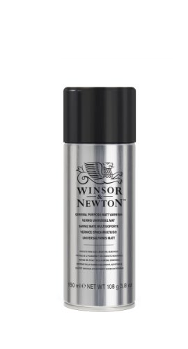 Winsor & Newton 3034989 Ölmalmittel, Universalfirnis Glänzend 150 ml Spray, ein moderner Firnis, trocknet schnell zu einem nicht vergilbenden, glänzenden Film von Winsor & Newton