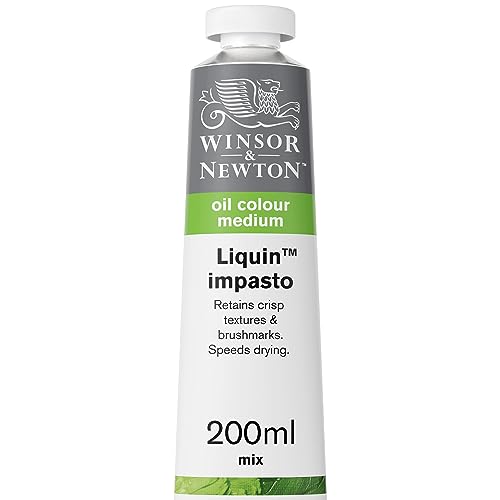 Winsor & Newton 3036753 Ölmalmittel, Liquin Impasto, 200 ml Tube, Schnelltrocknendes Impastomedium mit fester Konsistenz und geringem Pinselabdruck von Winsor & Newton