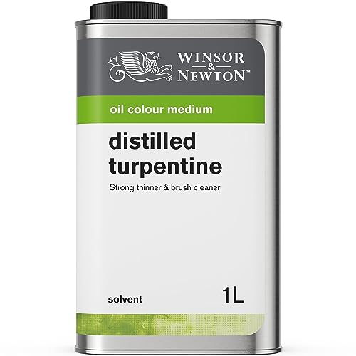 Winsor & Newton 3053744 Balsam Terpentinöl, Künstler, Lösungsmittel für Ölfarben, 1 Liter Kanister von Winsor & Newton